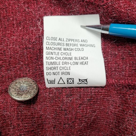 Sierra Sport Mohair Nordic Cardigan size Large - Picture 15 of 15